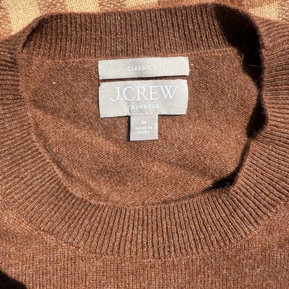 J. Crew Men's Cashmere Crewneck Sweater - Picture 2 of 3